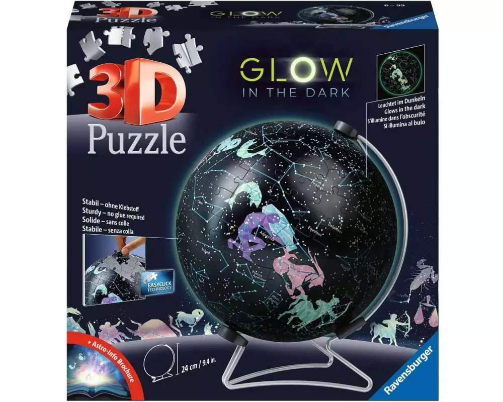Ravensburger 3D Puzzle Glow In The Dark Sternenglobus