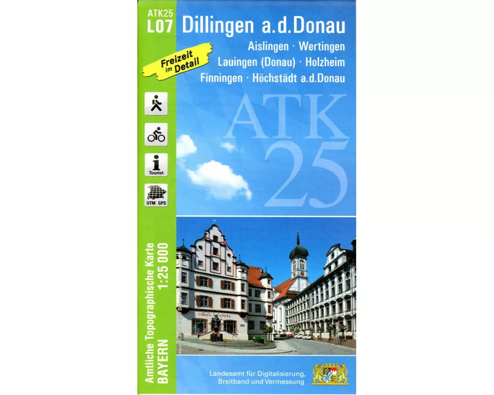 ATK25-L07 Dillingen a.d.Donau (Amtliche Topographische Karte 1:25000)