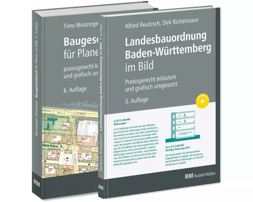 Buchpaket: Baugesetzbuch für Planer im Bild & Landesbauordnung Baden-Württemberg im Bild