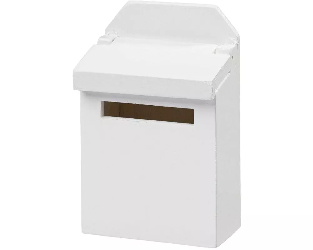HobbyFun Mini-Utensilien Briefkasten Weiss