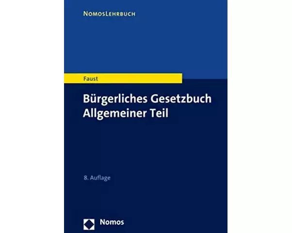 Bürgerliches Gesetzbuch Allgemeiner Teil