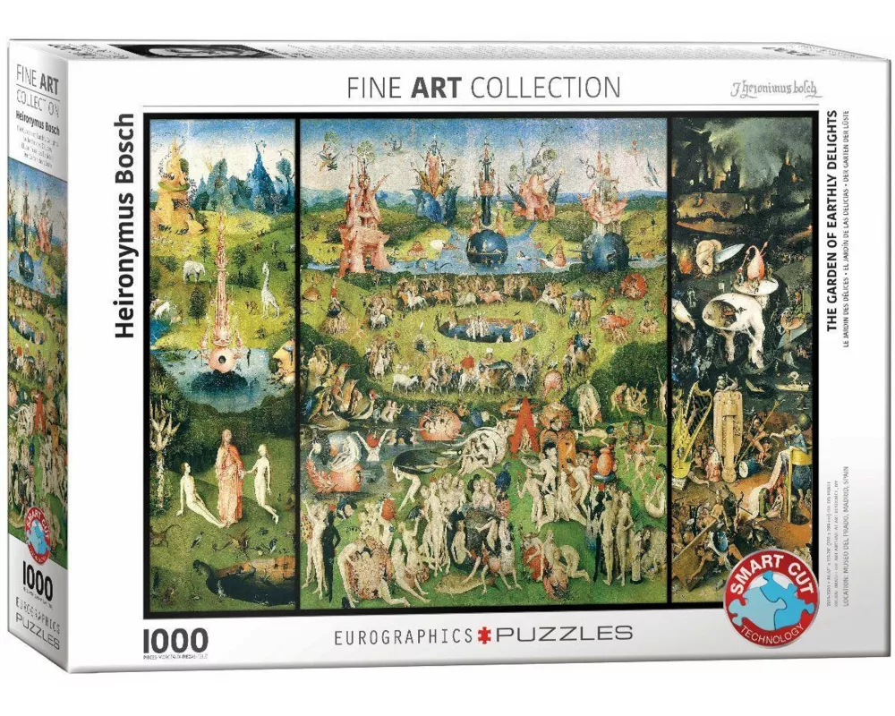 Puzzle 1000 Teile - Bosch H: Der Garten der Lüste von Hieronimus Bosch