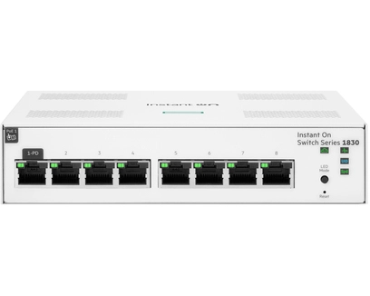 <table border="0" cellpadding="0" cellspacing="0" width="236" style="border-collapse: collapse;width:177pt"><tbody><tr height="19" style="height:14.3pt"> <td height="19" class="xl65" width="236" style="height:14.3pt;width:177pt">Aruba Instant On Switch 1830, 8 Ports</td></tr></tbody></table>