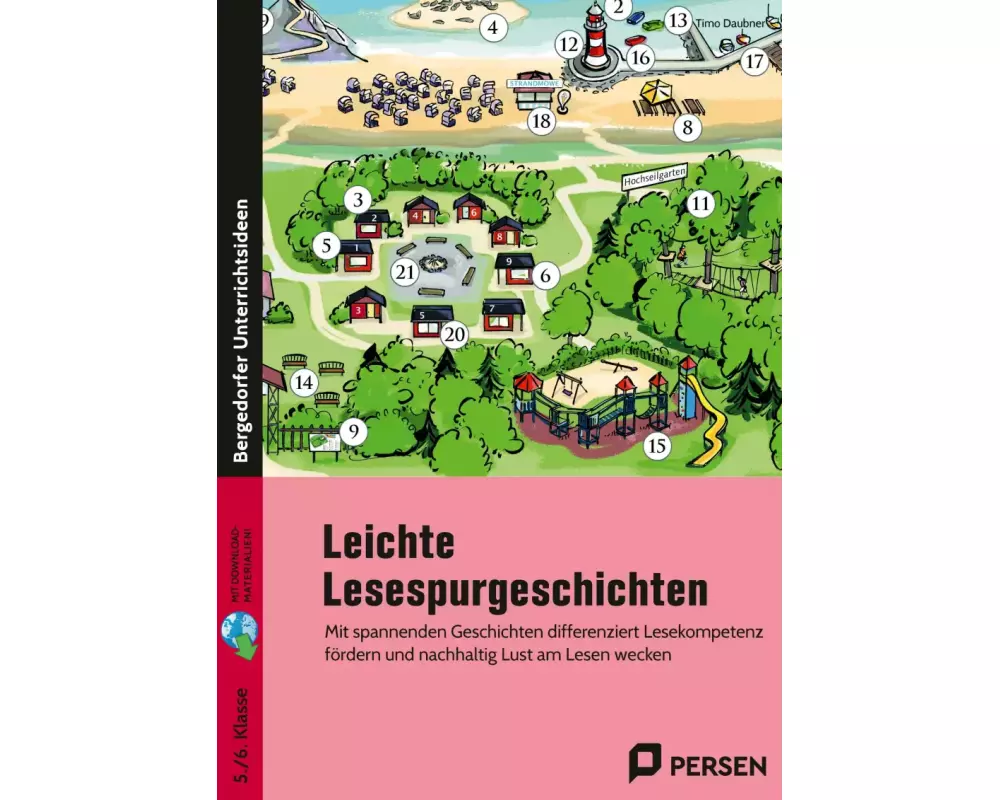 Leichte Lesespurgeschichten 5./6. Klasse - Deutsch