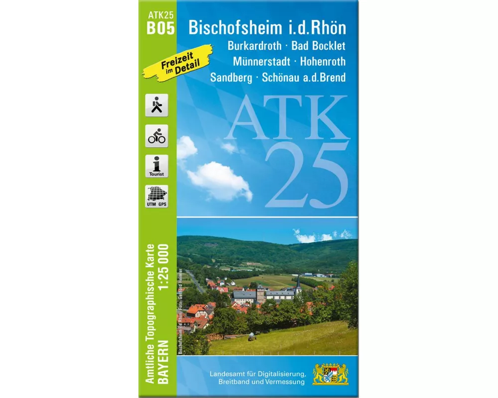 ATK25-B05 Bischofsheim i.d.Rhön (Amtliche Topographische Karte 1:25000)
