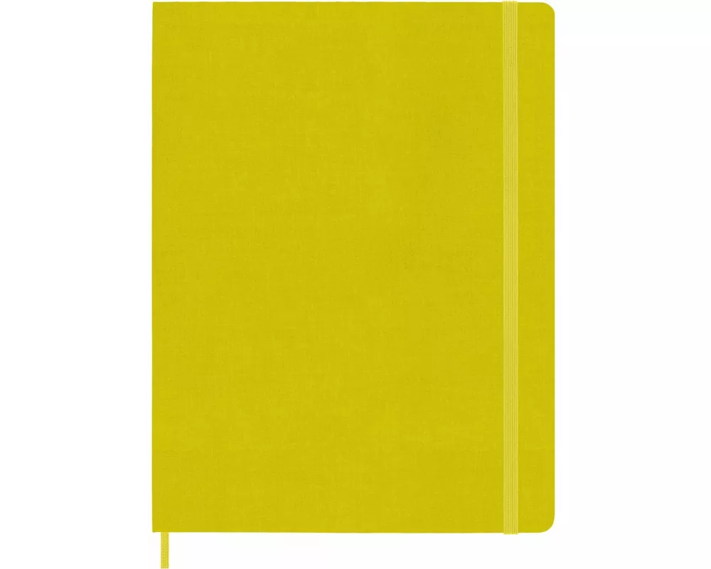 Moleskine Notizbuch - Color, XL, Liniert, Stoffeinband, Strohgelb