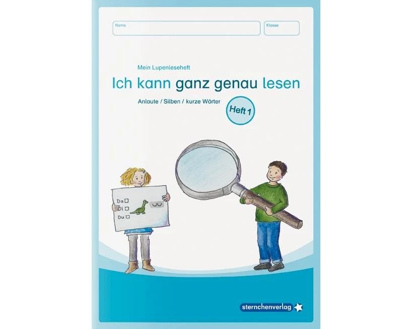 Mein Lupenleseheft 1 - Ich kann ganz genau lesen -