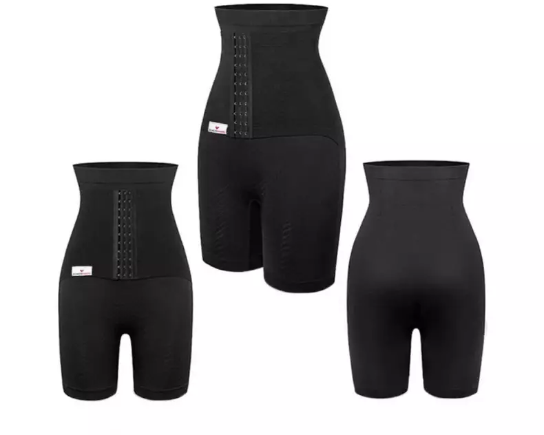 WonderMom Postpartum Belly Binder Shorts Gr. S, Schwarz