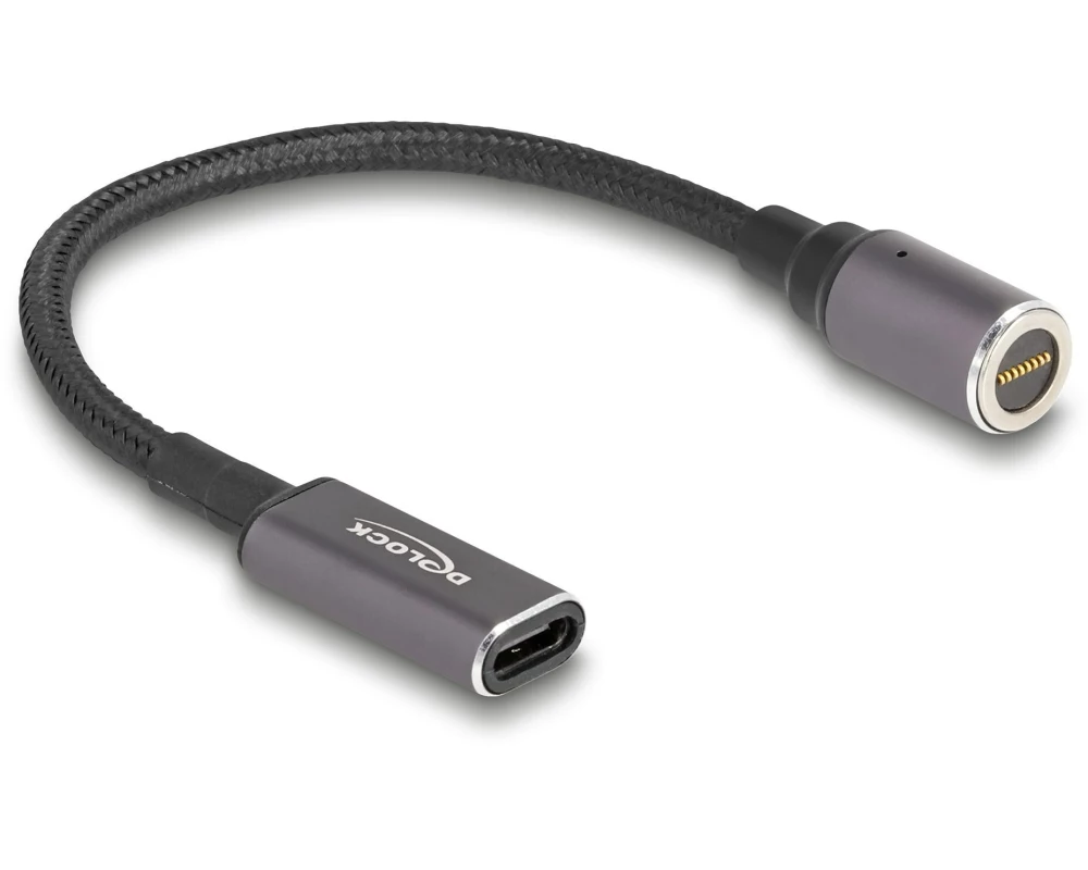 Delock Buchse zu magnetischem 8 Pin Konnektor (für NB USB-C 15cm)
