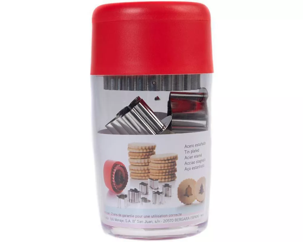 Ibili Guetzli-Ausstecher Spitzbuben 8-teilig