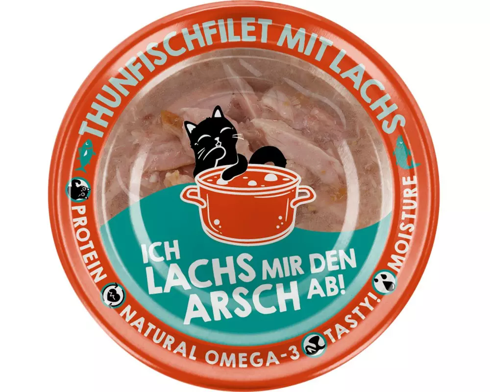 Lucky Lou Extra Food Thunfisch & Lachs in Sud, 70 g