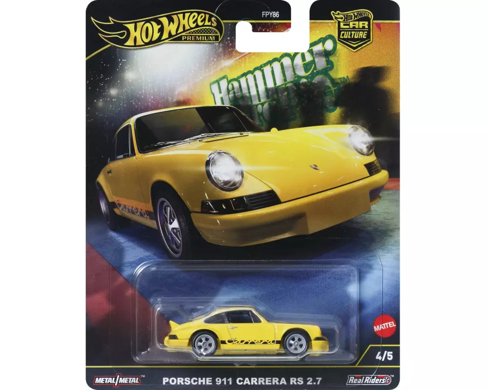 Hot Wheels Action Cars Porsche 911 Carrera RS 2.7