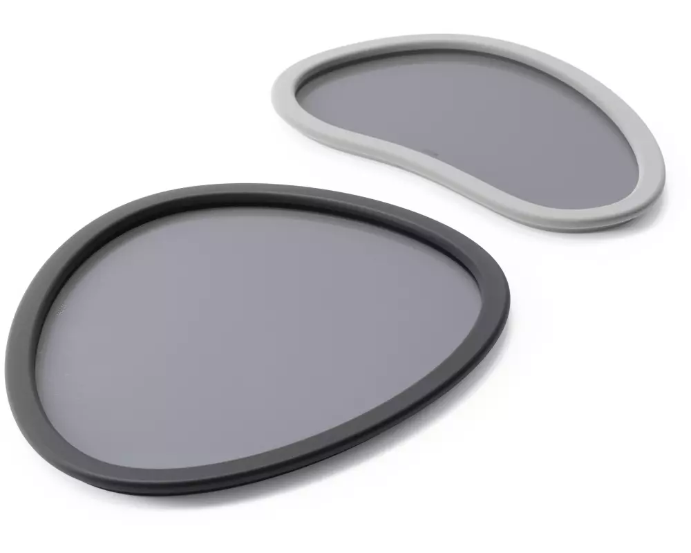 Umbra Servierplatte Hub 2er Set, Grau