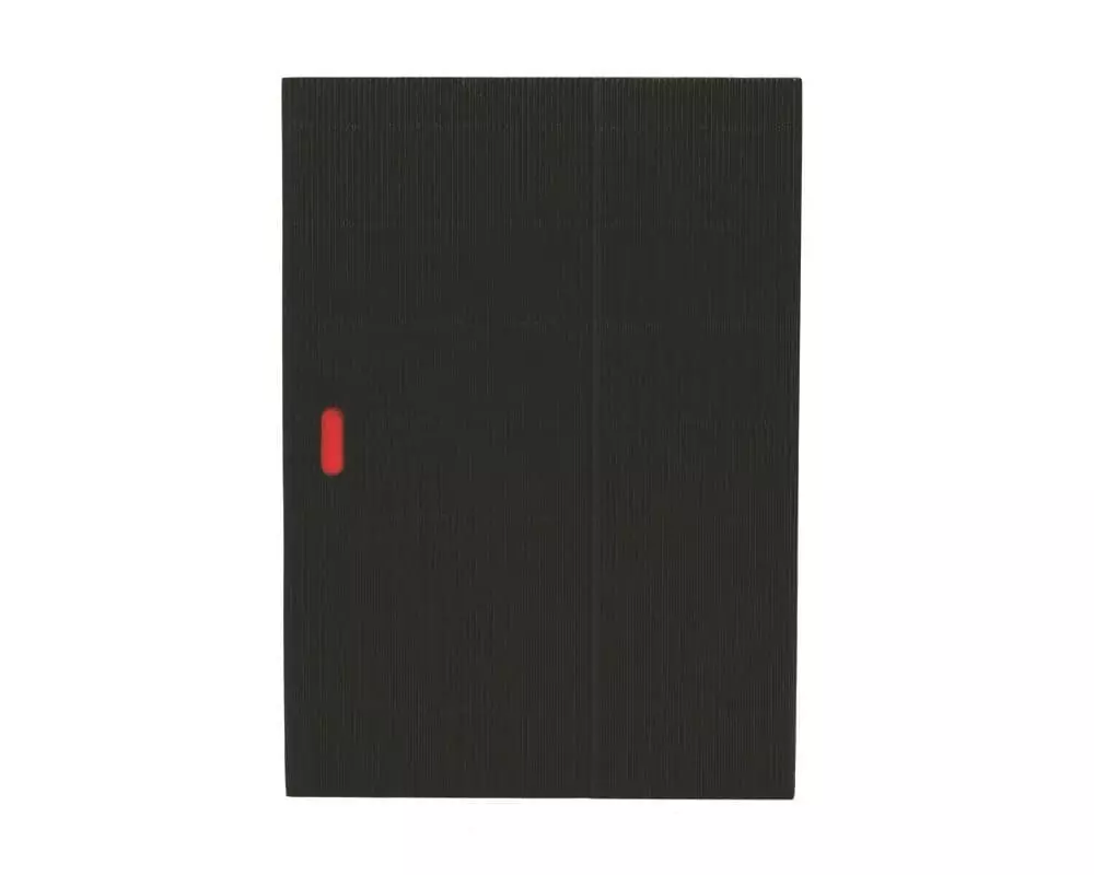 PaperOh Notizbuch Ondulo A4, Blanko, Schwarz