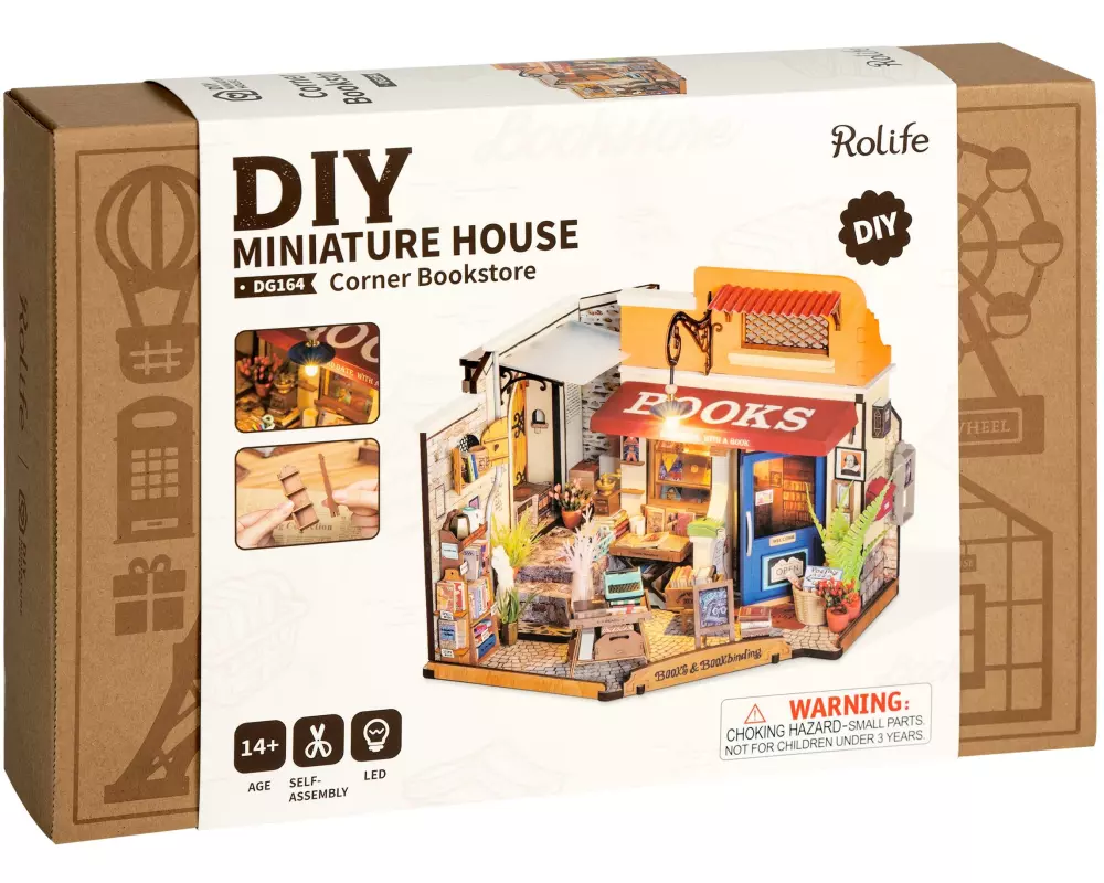 RoboTime Bausatz Corner Bookstore 108-teilig