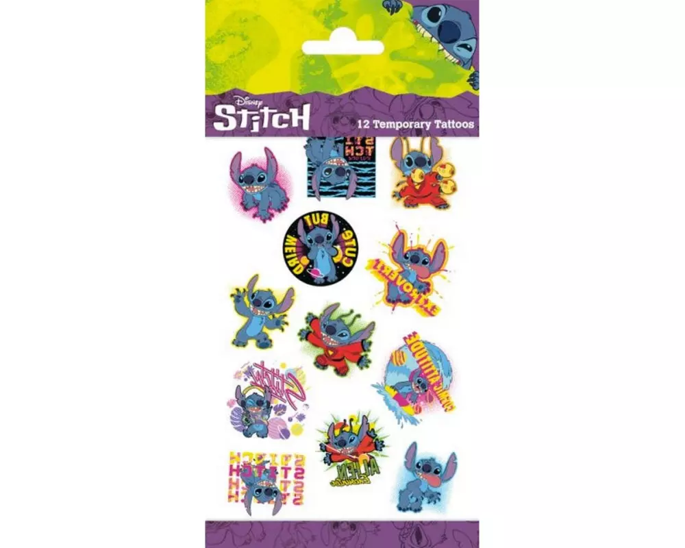 We fiesta Party Tattoos Stitch, Farbig, Mix