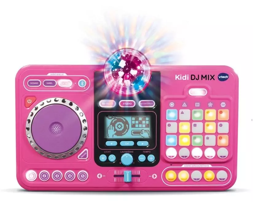 Vtech Kidi DJ Mix Kunststoff, Pink, mit Licht- und Soundeffekten