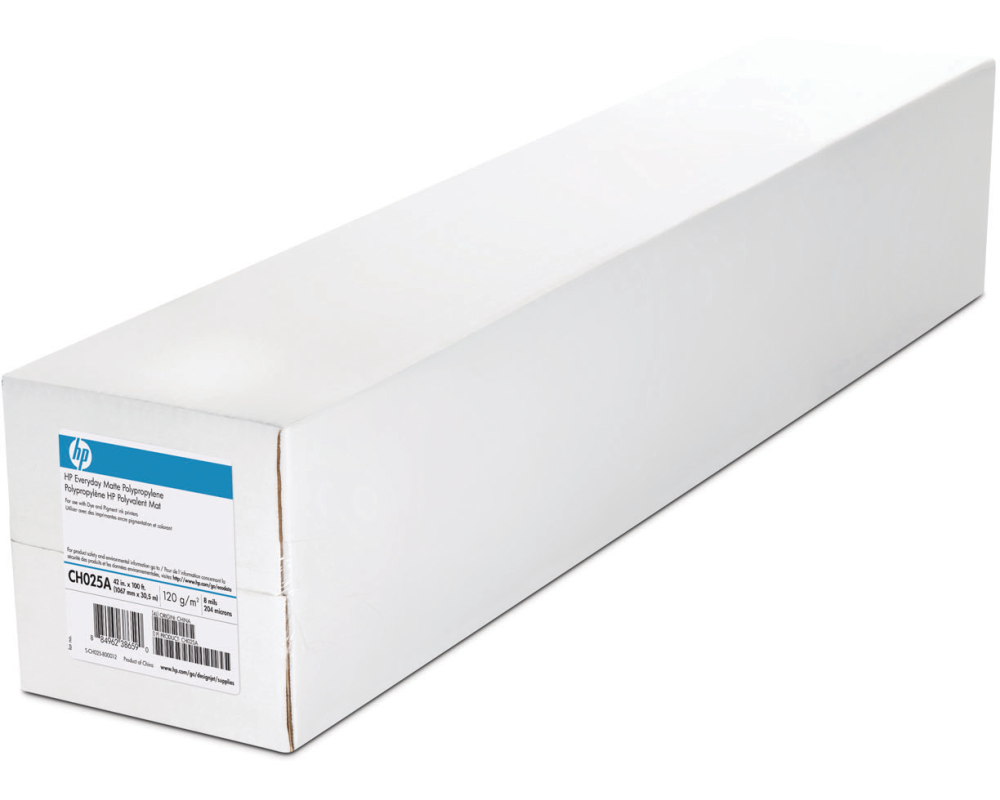 HP Everyday Polypropylen matt 31m CH025A DesignJet 2 x 42 Zoll