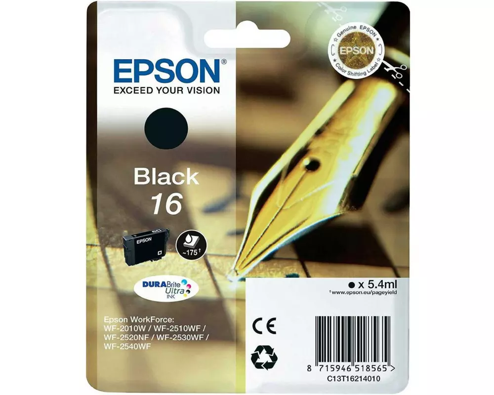 Epson Tinte T16214012 Black