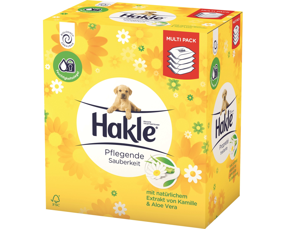 HAKLE Feuchttücher 992952 Refill 4x42 Blatt