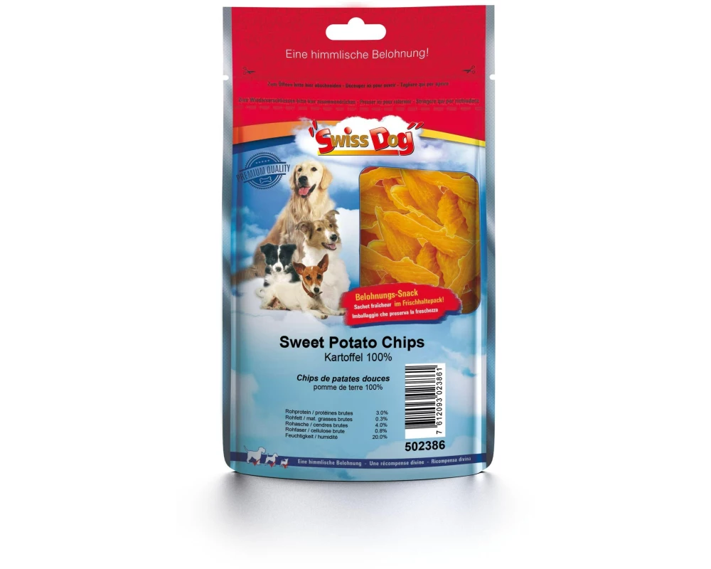 SwissDog Kausnack Sweet Potato Chips 100 g