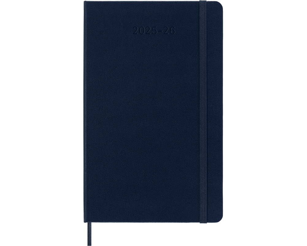 MOLESKINE Wochen-Notizkalender 25/26 8056999275389 18M liniert HC saphir 13x21cm