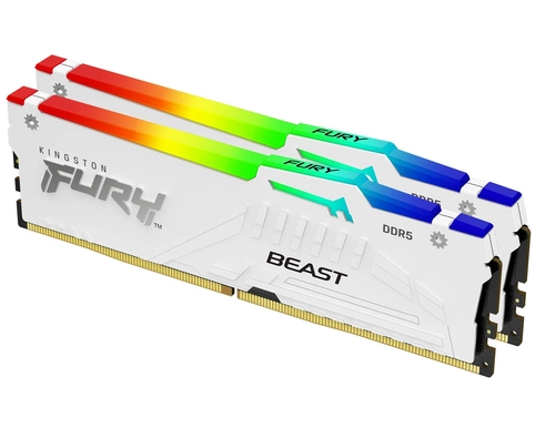 32GB 6400 DDR5 DIMM Kit2 FURY WhiteRGBE