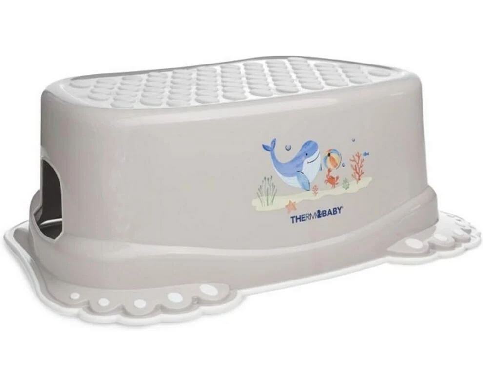 Thermobaby Antirutsch-Trittstufe Yoopi Grau