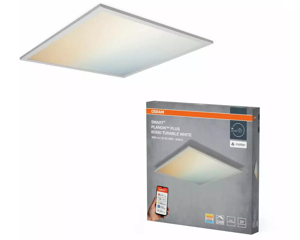 OSRAM LED-Panel SMART+ planon plus 600 x 600 mm, TW