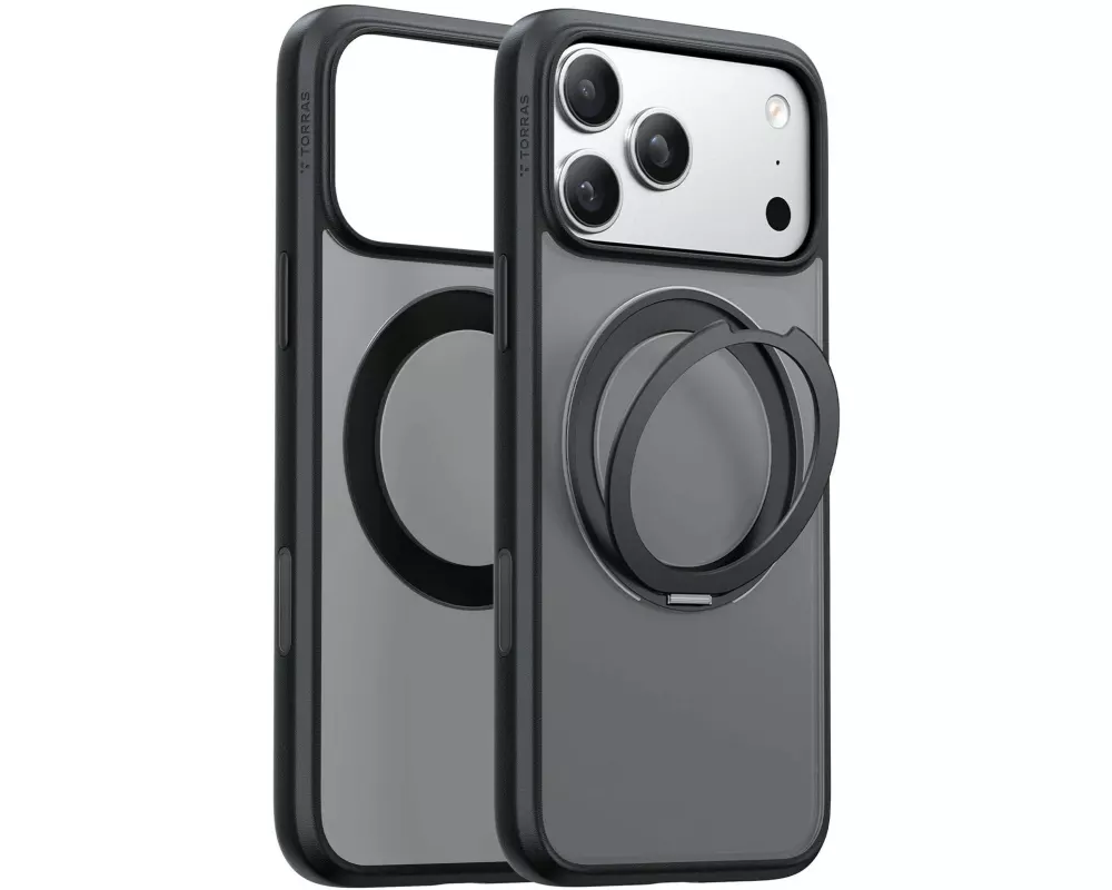 Torras Ostand O1 Guardian iPhone 18 Pro Max, Black