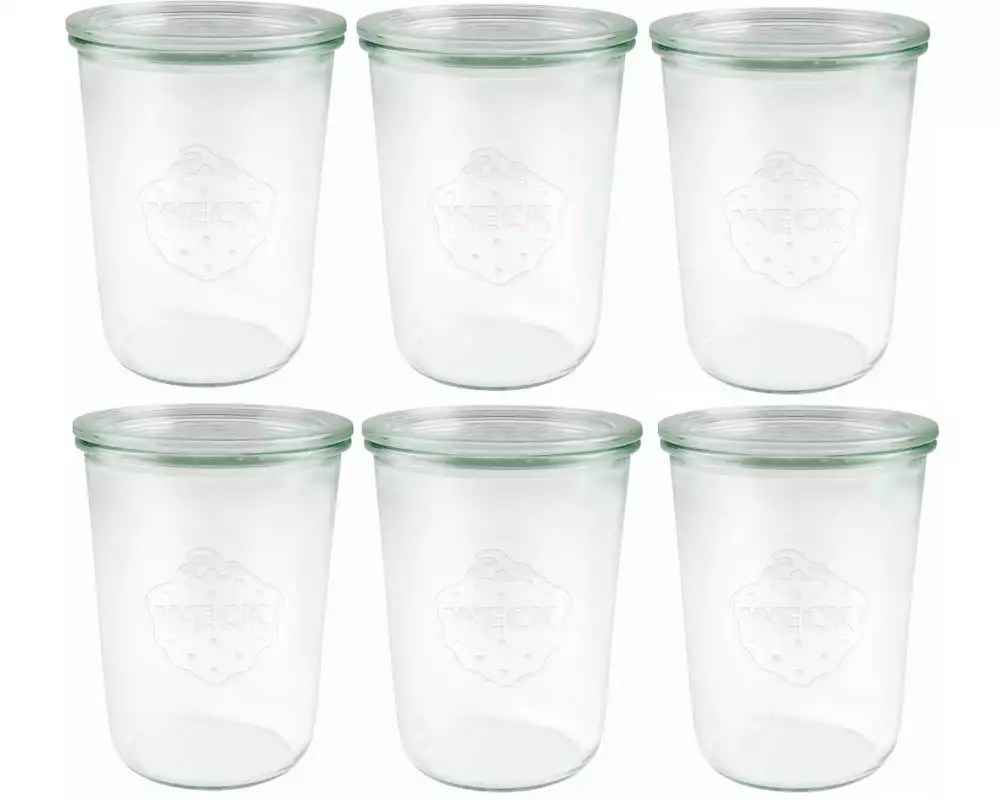 Weck Einmachglas 750 ml, 6 Stück