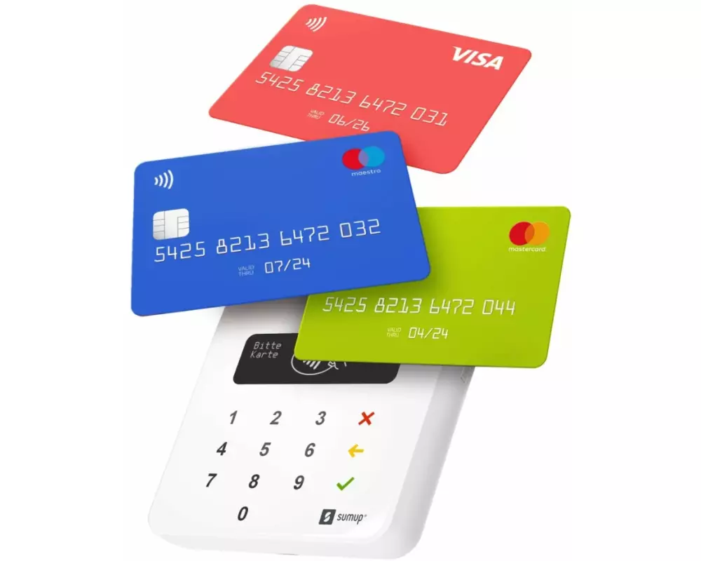 SumUp Chipkartenleser Air Kartenterminal Weiss