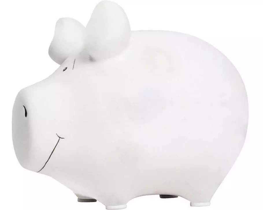 G. Wurm Spardose Sparschwein 12.5 x 9 x 9 cm