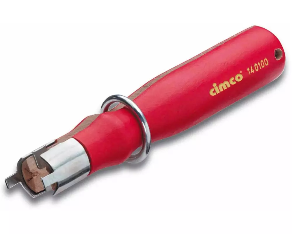Elektromaterial Cimco Passschraubenschlüssel mit lackiertem Holzheft