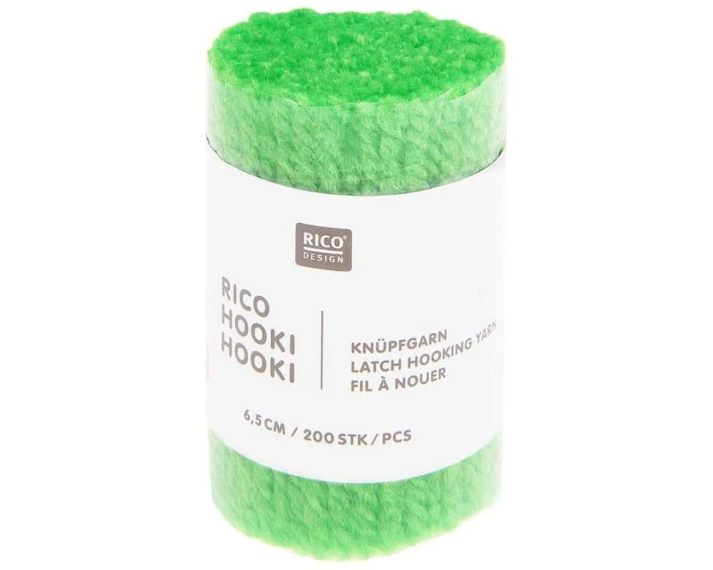 Rico Design Hooki Knüpfgarn Neongrün