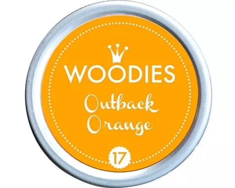Woodies Stempelkissen 35 mm Outback Orange, 1 Stück