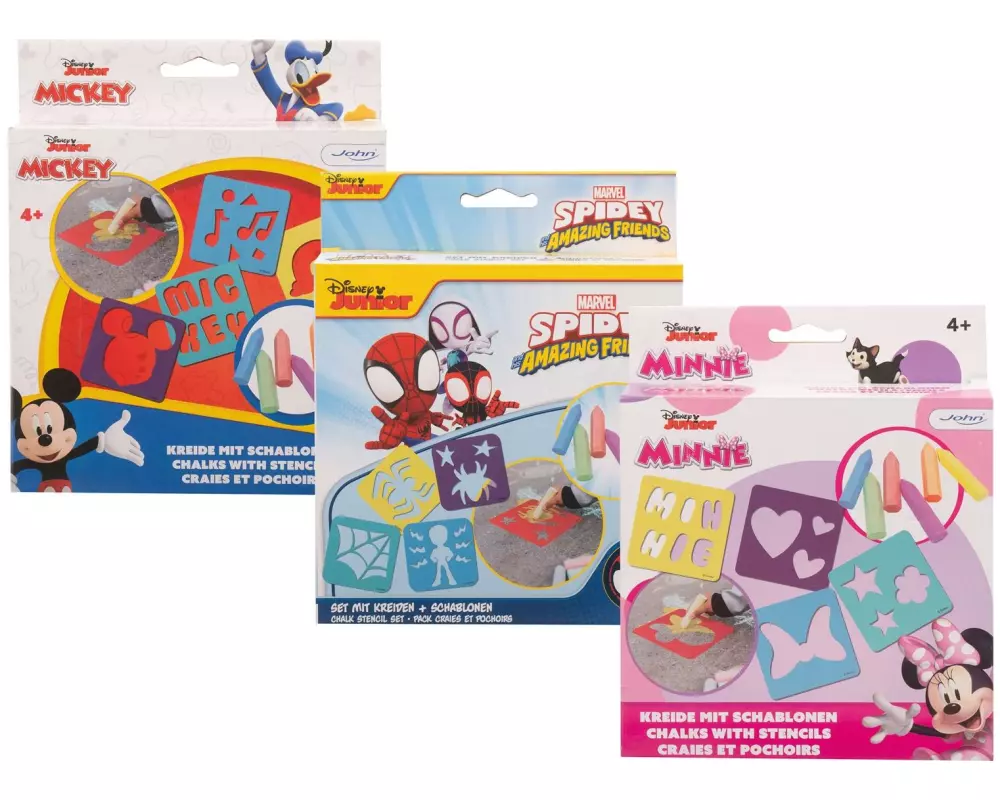 John Strassenkreide Set Disney Marvel Assortiert