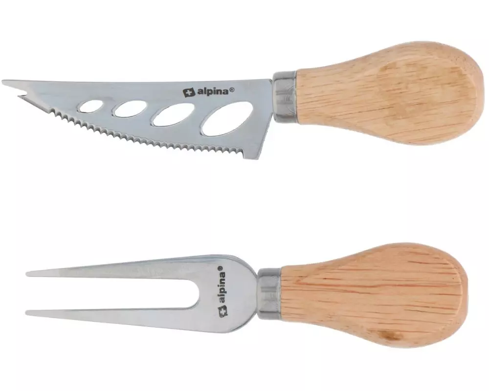 alpina Messer-Set 2-teilig Silber