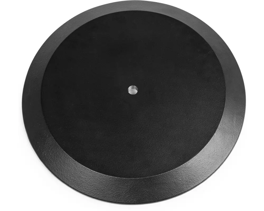 Vonyx MPS-B45R Runde Bodenplatte M20-Gewinde 46 cm Schwarz