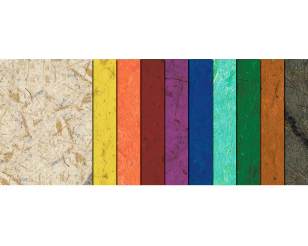 URSUS Bastelpapier Bananenpapier 21 x 31 cm, 35 g/m², 10 Blatt