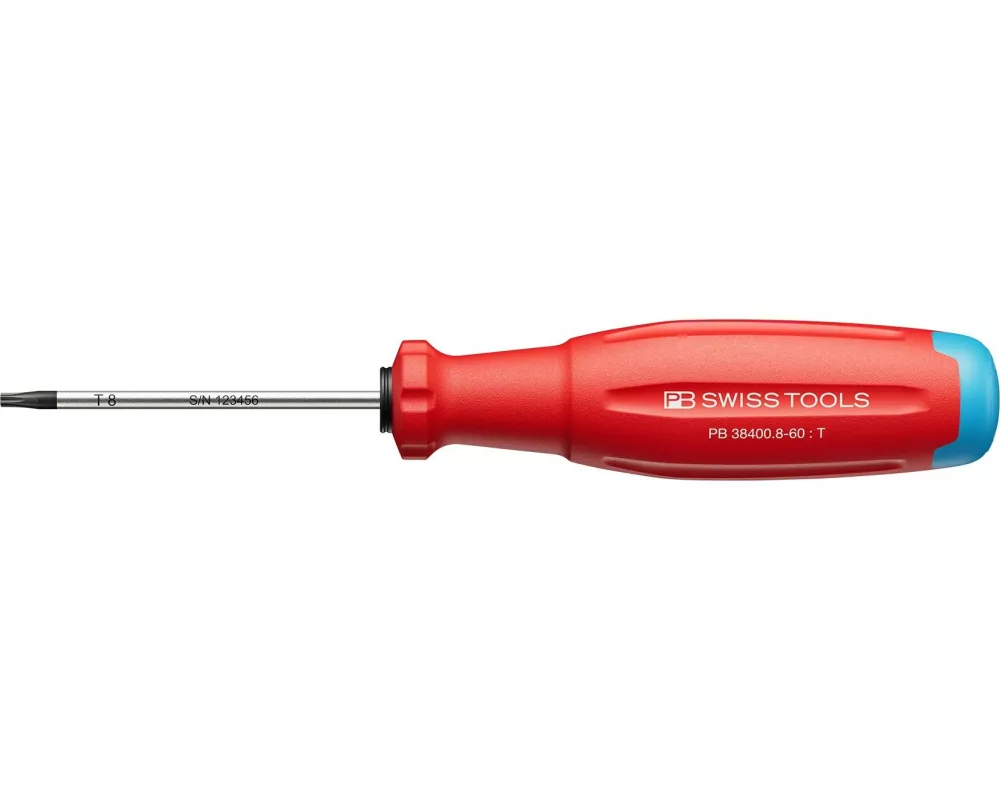 PB Swiss Tools Schraubenzieher 38400 SwissGrip Evo TX 8