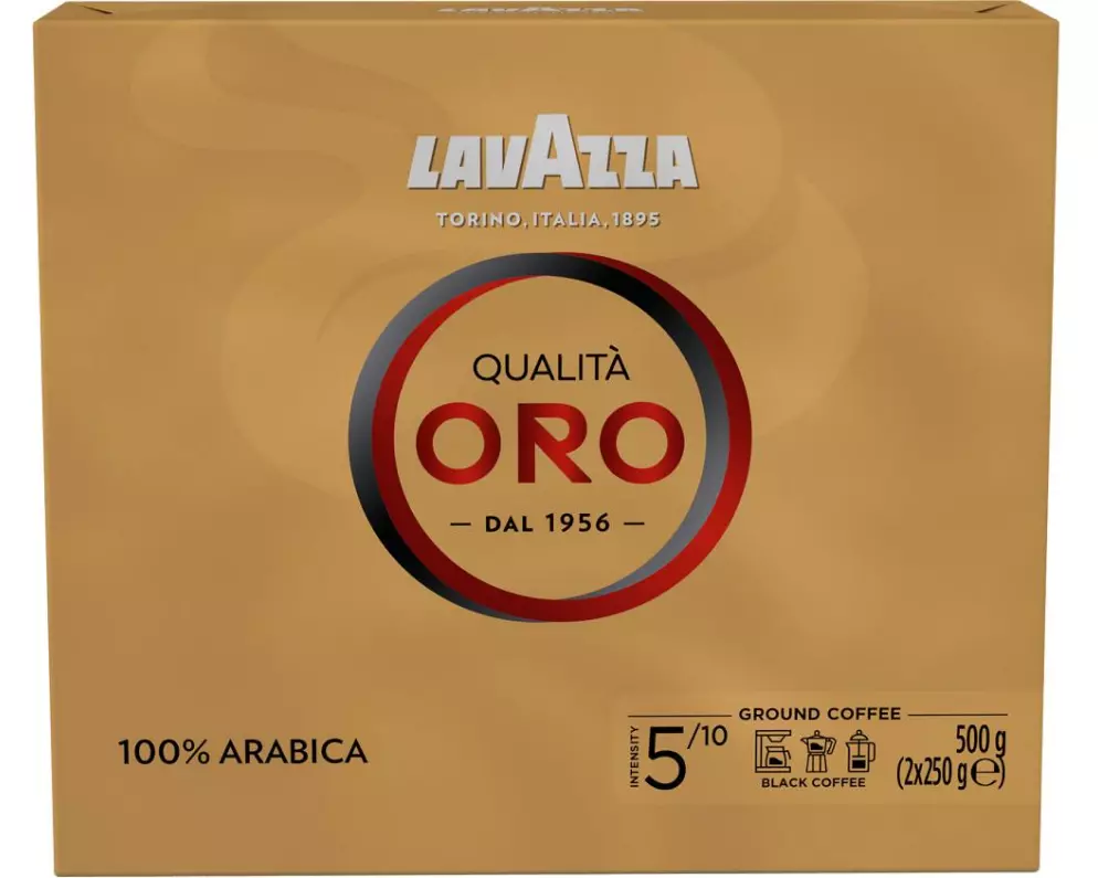 Lavazza Kaffee gemahlen Qualità Oro 2 x 250 g
