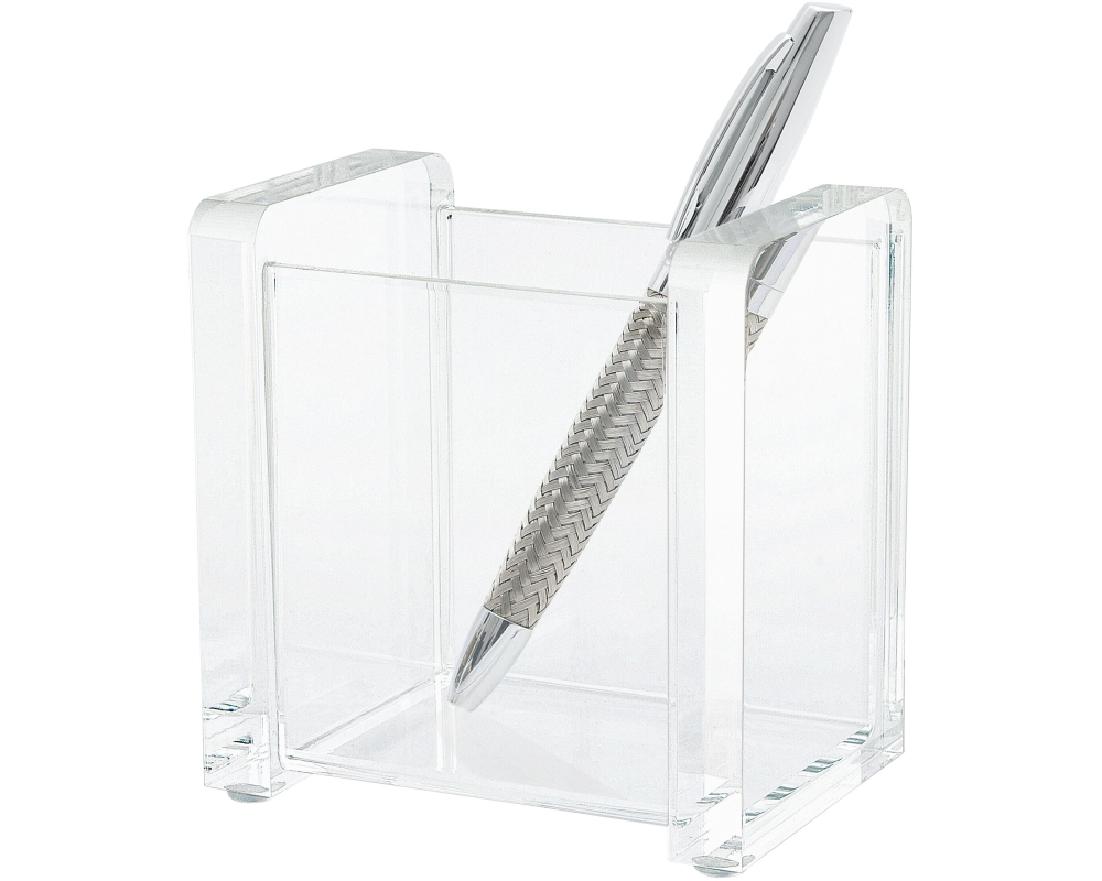 WEDO Stifteköcher CRISTALLIC 604016 9.4x9.4x6.5cm Acryl transp.