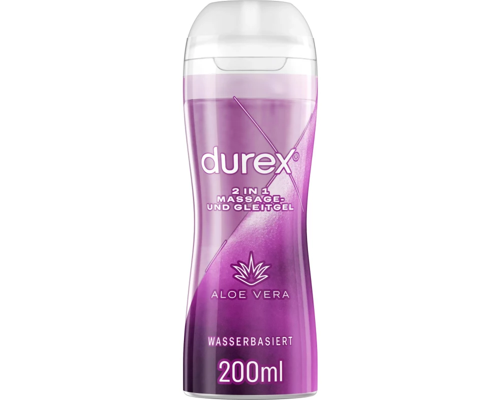 Durex Massage- & Gleitgel Play 2in1 Aloe Vera 200 ml