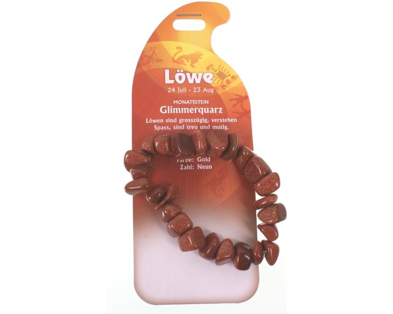 ROOST Armband Löwe Glimmer G241 Glimmerquarz