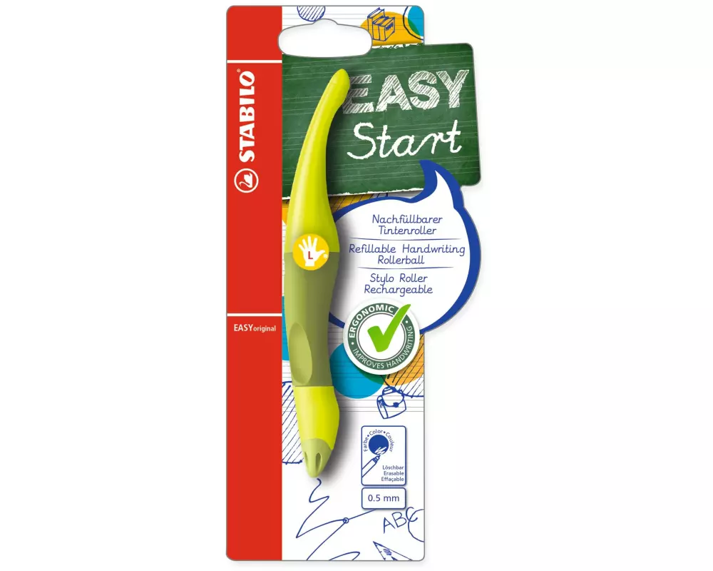 STABILO Rollerball Easy Start 0.5 mm, Grün