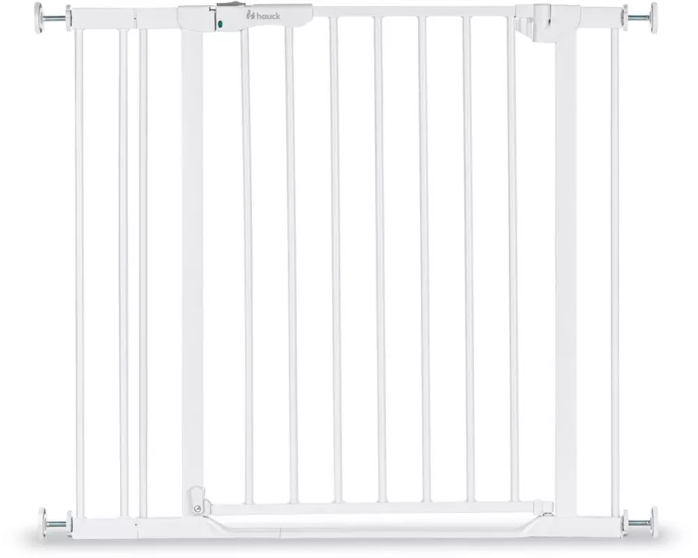 Hauck Türschutzgitter Clear Step Autoclose 2 +9 cm Weiss