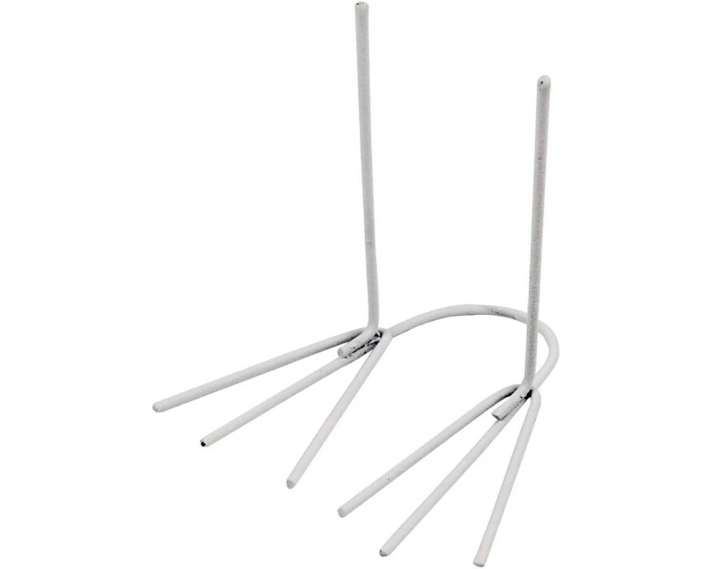 Creativ Company Hühnerfüsse H 4.5 cm, B 2.5 cm, Weiss, 20 Paar/ 1 Pck