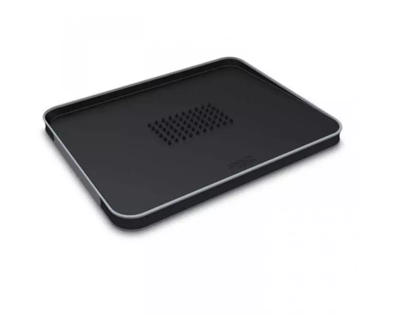 Joseph Joseph Schneidebrett Cut&Carve Plus L 29.5 cm x 37.5 cm, Schwarz