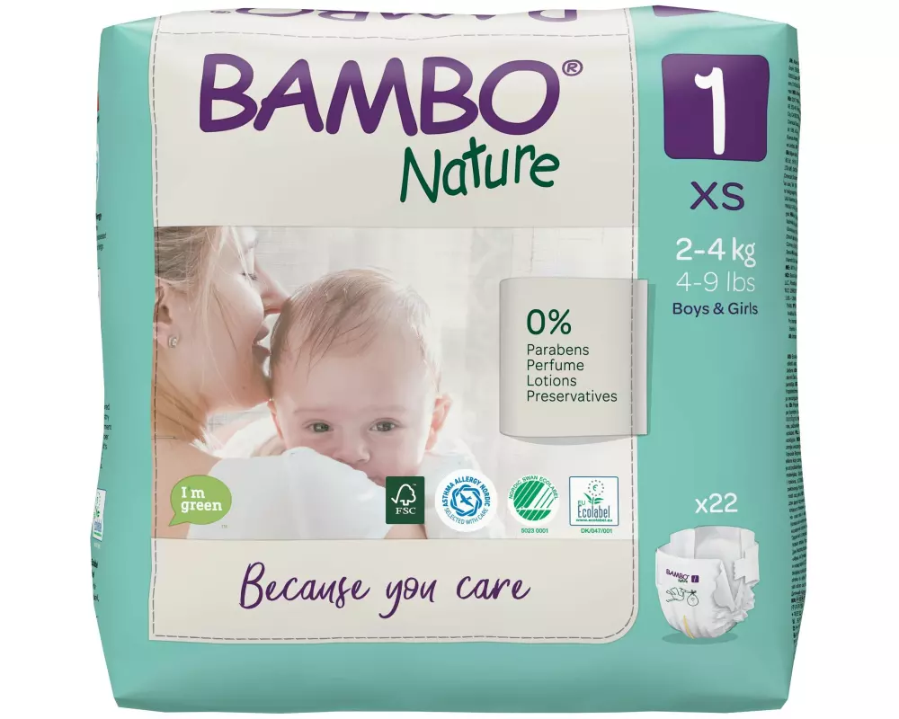 Bambo Nature Windeln New Born Grösse 1